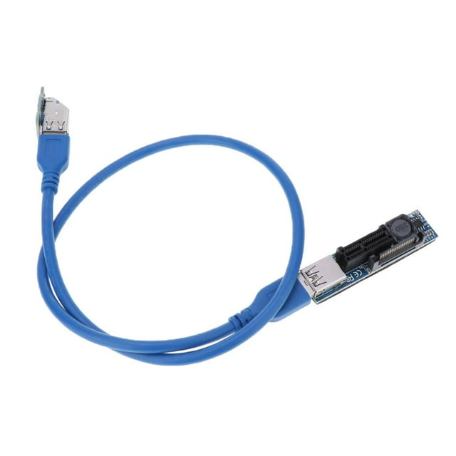 Adaptador X1 a X1 Cable de alimentación de 0,6 M compatible con X4 / X8 / X16