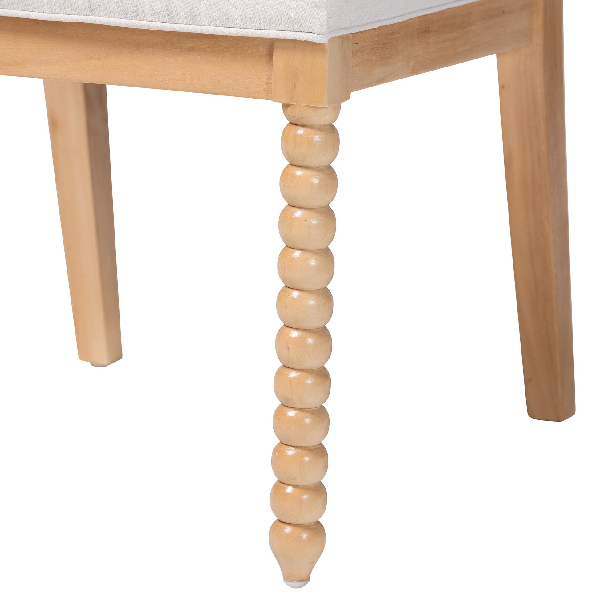 bali & pari Deya Traditional Dining Chair, Dining Height, Natural Brown