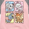 thumbnail image 3 of Disney Classics - Enjoy the Little Things - Toddler & Youth Girls Raglan Graphic T-Shirt, 3 of 5