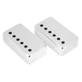 thumbnail image 2 of Juego de 2 cubiertas de metal para pastilla de guitarra anillo de montaje para mástil y puente de guitarras eléctricas (plata) Unbranded YQ00328-02, 2 of 6