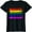 Black, variant on Women Tops LGBT Pride Flag Shirt Pride Short Sleeve T-Shirt