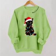 thumbnail image 5 of Asgosdo Women Christmas Sweatshirts Long Sleeve Graphic Print Tops Casual Warm Xmas Holiday Winter Shirts, 5 of 6