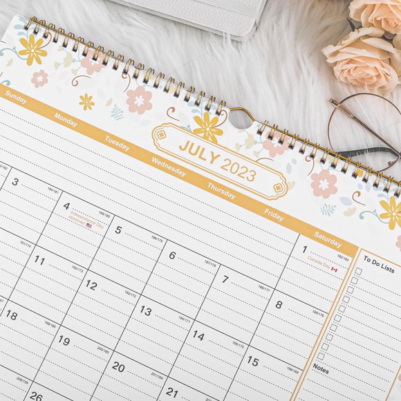 kurtrusly Planning Made Easy 2024 Wall Calendar Wide Application For Home And Office Hanging Calendar Note