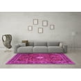 thumbnail image 3 of Ahgly Company Indoor Round Persian Pink Traditional Area Rugs, 6' Round, 3 of 4