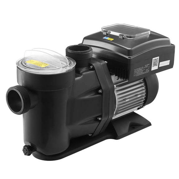 KFFKFF Variable Speed Pool Pump, 1.5 HP, AC 220-240V, 115 GPM, Swimming Pool Pump with Filter Basket, Efficient Self-Priming, Programmable Timer, Suitable for Inground and Above Ground Pools