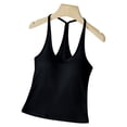 thumbnail image 5 of Women's Tank Top with Built In Bra Padded Shelf Bra Workout Camisole Casual Undershirt, 5 of 7