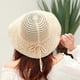thumbnail image 3 of Women Sun Protective Hat Cotton Knitted Foldable Soft Breathable Beach Cap for Outdoor New, 3 of 5