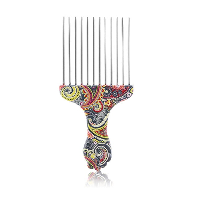 Amdohai Stainless Steel Comb Detangling Hair Wide Tooth Comb -static Comb for Men's Hairdressing Styling Tool