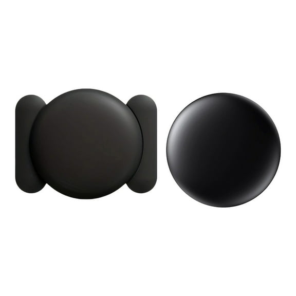 Novazen Holder Case for Air tag, Hidden Soft Silicon Protective Cover with Strong Mount GPS Tracker for Metal Surface for Car/Vechiles/Truck/Bike