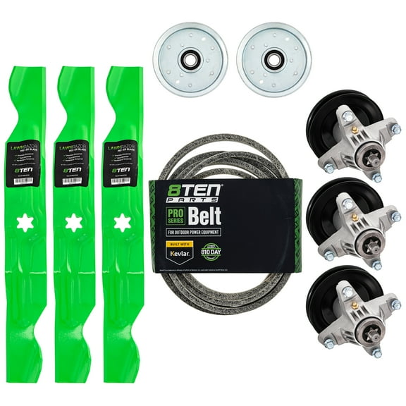 8TEN Blade Spindle Belt Idler Kit for Troy Bilt MTD 50 inch TB2450 MK1005671