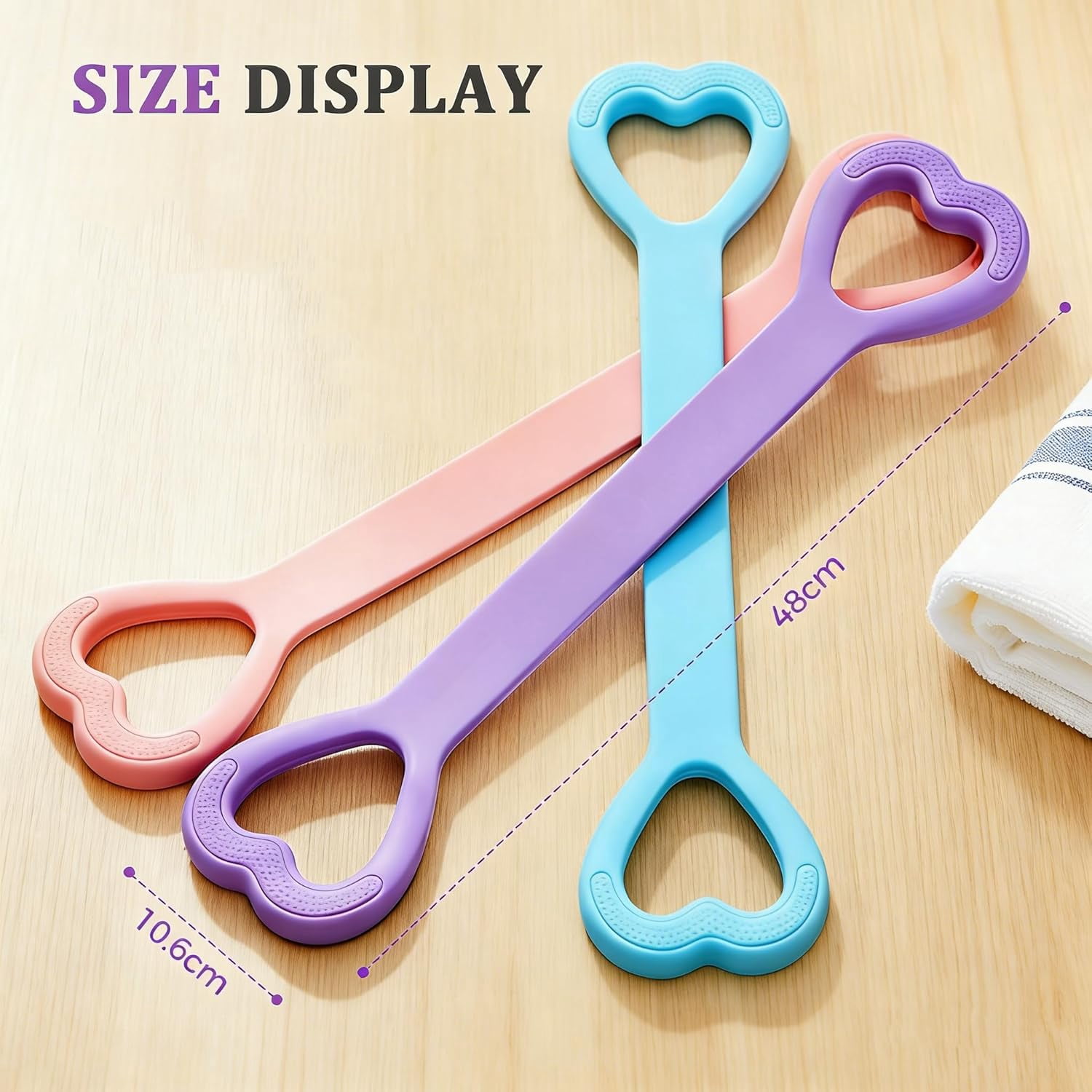 Yoga Resistance Band, New Figure 8 Resistance Bands With Handles - Ideal Exercise Bands For Women For Arm, Back & Shoulder Stretching And Strength Training