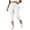 White, variant on Khunlpohl Plus Size Capri Pants for Womens Yoga Workout Athletic Leggings Pant Baggy Elastic High Waist Trousers with Pockets