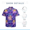 thumbnail image 7 of High Quality Hawaiian Shirts for Men Short Sleeve Aloha Beach Shirt Floral Summer Casual Button Down Shirts Blouses EF8VPS, 7 of 7