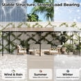 thumbnail image 4 of Lumiparty 12'x20' Outdoor Wall Mounted Gazebo, Hardtop Pergola, Metal Awnings for Patio Backyard Deck, 4 of 8