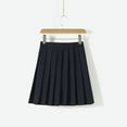 thumbnail image 5 of new cute uniforms, college style school uniforms, spring and autumn pleated skirts - short sleeves with bow tie) - L, 5 of 8