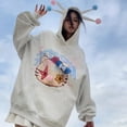 thumbnail image 3 of Sanrio-suéter de Hello Kitty con estampado de dibujos animados, sudaderas con capucha americana Y2K picante para chicas, moda Retro, abrigo de Hip Hop para parejas, regalo de Halloween, 3 of 4