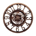 thumbnail image 1 of Vintage Wall Clock Rustic Decorative Hanging Wall Clock Rustic Wall Clock Rustic Wall Clock Clock Wall Clock for Garden Home Office Battery-Operated, 1 of 8