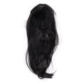 thumbnail image 3 of Long Wig, Soft Black Long Wig Secure Fit with Bangs for Ladies, 3 of 7