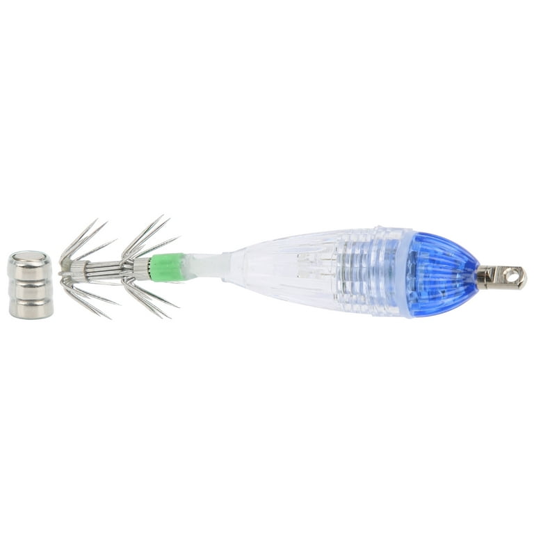 LYUMO Plastic Fishing Tackle Box Fishing LED Lure Light Squid