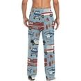 thumbnail image 2 of Top-kevin Grey Cute Donkey Pajama Pants Farm Men's Pajama Bottoms Lounge Sleepwear PJs Sleep Pants, 2 of 11