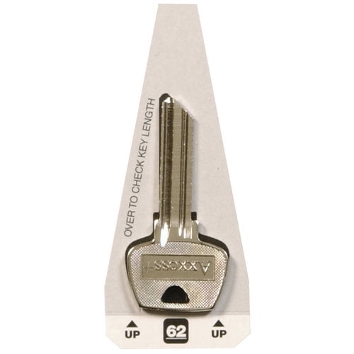 Hillman 88550 #62 Key, Replacement Sargent Blank Key, Brass