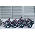thumbnail image 2 of Ambesonne Geometric Throw Pillow Cover 4 Pack, Retro Colorful Mosaic, 16", Multicolor, 2 of 5