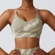 thumbnail image 3 of Sujetador de Yoga con estampado de leopardo, almohadilla para el pecho, Sujetador deportivo Sexy, Top de gimnasio, ropa interior elástica de camuflaje para mujer, ropa deportiva para correr y Yoga, 3 of 5