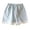 shorts 195#Light Blue, variant on oqasdz Shorts for Women with Lace and Plaid Design Elastic Waisted Comfortable Pockets Loungewear Shorts for Beach Home Summer Clothes