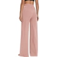 thumbnail image 4 of FUNING  Womens Yoga Sweatpants Wide Leg High Waisted Lounge Pajamas Pants Comfy Workout Loose Pants with Pockets, 4 of 4