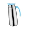 thumbnail image 1 of Hervidor de agua fría, jarra de agua, jarra de agua para bebidas, tapa sellada, jarra de agua fría de acero inoxidable, hervidor doméstico para cocina Azul, 1 of 8