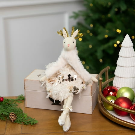 Northlight Reindeer Ballerina Hanging Christmas Figure - 12"