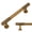 Antique Brass, variant on 10 Pack Brushed Satin Nickel Cabinet Knobs Single Hole Cabinet Pulls 1 Inch Drawer Knobs and Pulls for Bathroom Cabinets ZH0071