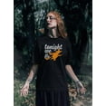 thumbnail image 2 of Tonight We Fly, Halloween T-Shirt Women -Image by Shutterstock, Female Large, 2 of 4