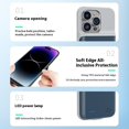 thumbnail image 5 of 6800mAh Portable Soft Edge Battery Case for Apple iPhone Wireless Charging Power Bank (Black,for iPhone 15), 5 of 5