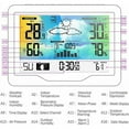 thumbnail image 2 of Station Météo Sans Fil, Station Météo Radio avec Capteur Extérieur, Station Météo Radio Multifonction avec Humidité, Baromètre, Hygromètre, Prévisions Météo, 2 of 5