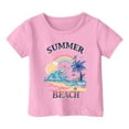 thumbnail image 3 of Short Sleeve Shirts for Girls Cute Graphic Casual T Shirt Top Casual Summer Shirts for Teens Girls Outfits 3-4 Years Summer&nbsp;Clothes, 3 of 3