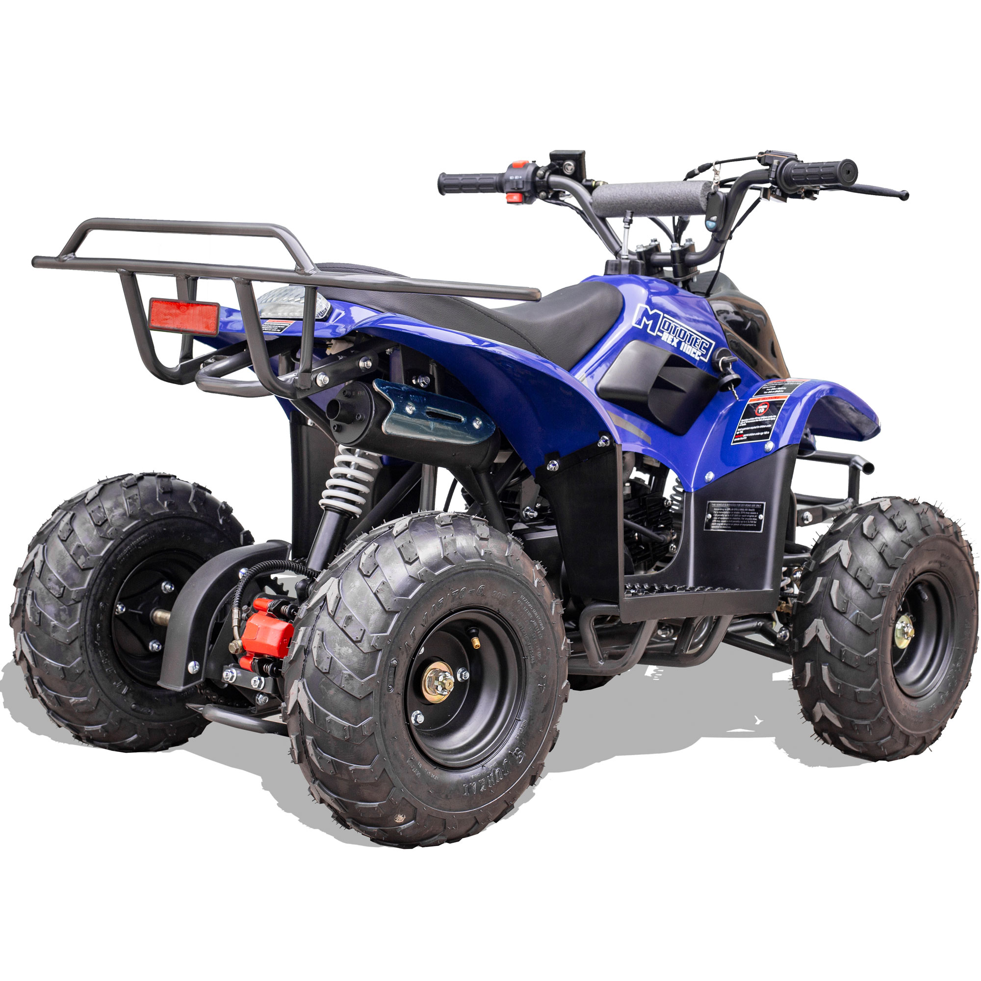 MotoTec Rex 110cc 4-Stroke ATV with Rear Rack