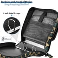 thumbnail image 4 of FORMRS Zipper Binder with Shoulder Strap 2-inch Ring 500 Sheet Capacity File Bag, Green Leopard Print, 4 of 5