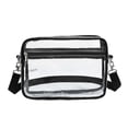 thumbnail image 1 of Versatile Bag Crossbody Bag Clear Waterproof Shoulder Bag for Women Girl Trendy PVC Bag Casual Trendy Bag Cellphone Bag White, 1 of 5