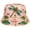 A, variant on Basysin Vintage Print Bucket Hat Lightweight Breathable Sun Hat Fashion Wide Brim Fisherman Cap Outdoor Travel Beach Daily Holiday Hat