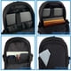 thumbnail image 3 of Mochila para portátil Mancro Anti-Theft Business de 17,3 pulgadas, color negro, 3 of 7