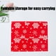 thumbnail image 5 of Xihbxyly Ofertas de Caja Abierta Caja de Almacenamiento Plegable con Diseño de Copos de Nieve Navideños para Ropa Interior y Vaqueros, Organizador Estilo Cajón para Sujetadores, Bragas y Soluciones d, 5 of 6