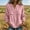 Pink plus size fall tops a1, variant on thefmos Women Plus Size Fall Winter V Neck 3/4 Sleeve Eyelet Casual Blouses Loose Pullover Tops Solid Dressy Tunic Tee, Blue S