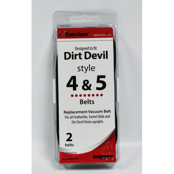 Generic Dirt Devil Style 4 and 5 Vacuum Belts 2 Pack