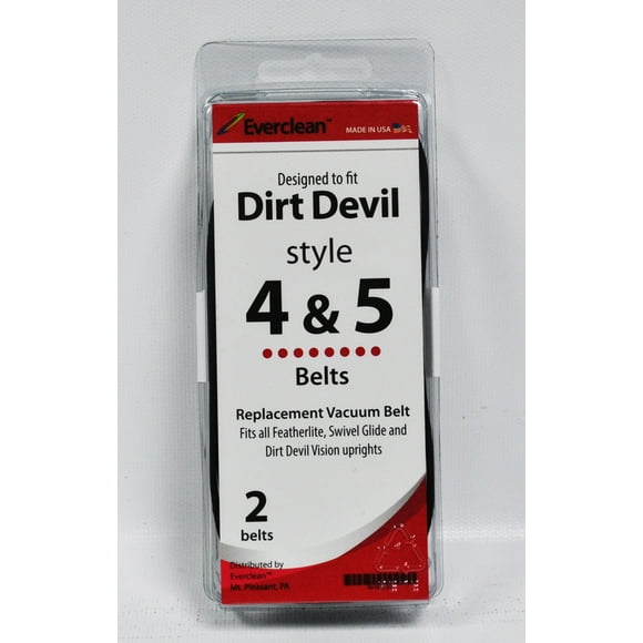 Generic Dirt Devil Ceintures d'Aspirateur Style 4 et 5 Lot de 2