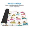 thumbnail image 3 of Rateoe Yoga Dogs Poses Print Mouse Pad - Extended Large Gaming Mousepad,Non-Slip Stitched Edge,16x29.5 Inch, 3 of 8