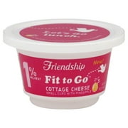 Friendship Dairies Fit to Go Low Fat Small Curd with Pineapple Cottage Cheese, 5 Oz.