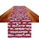 thumbnail image 1 of Camino de mesa patriótico 72 pulgadas 4 de julio, Día Conmemorativo del Día de la Independencia Americana, Bandera de decoraciones, 1 of 5