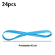 thumbnail image 2 of 24 piezas de diademas deportivas elásticas finas, bandas para el pelo delgadas antideslizantes, diademas suaves sin arrugas, banda para el sudor Vhermosa, 2 of 5