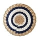 thumbnail image 5 of Decoración de pared de cesta tejida, cestas de pared tejidas colgantes, cestas de hierba marina, cestas de pared Boho, cestas de tejido circular rústico plano para sala de estar 30 cm estilo A Macarena Cestas de pastos marinos, 5 of 8